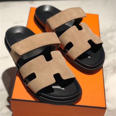 hermes latest slippers fpr men|hermes men's sandals street style.